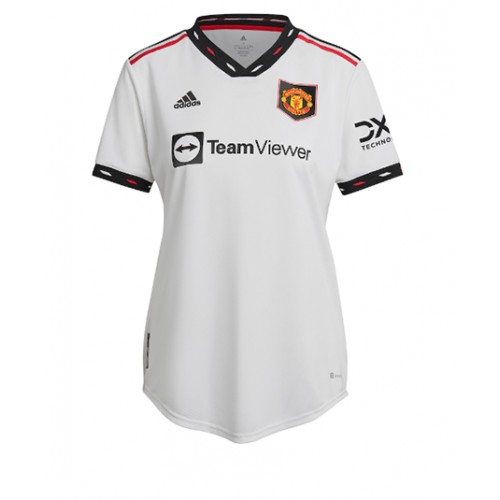 Manchester United Antony #21 kläder Kvinnor 2022-23 Bortatröja Kortärmad Manchester United Antony #21 kläder Kvinnor 2022-23 Bortatröja Kortärmad